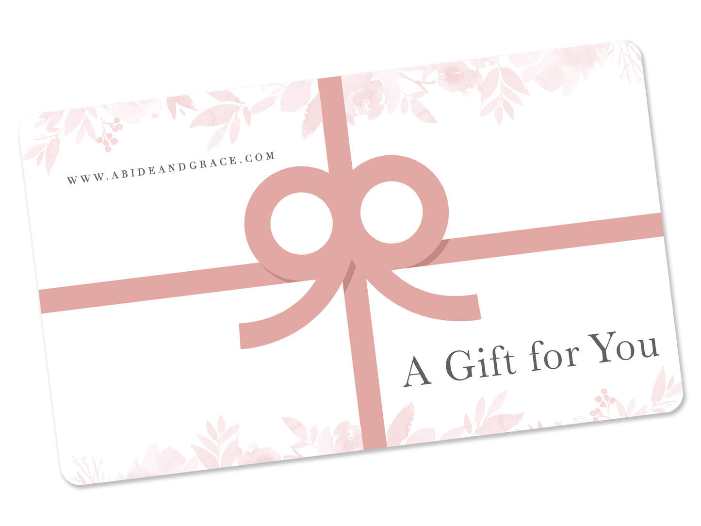 Abide and Grace digital gift card for baby memorial, IVF, or pregnancy keepsakes