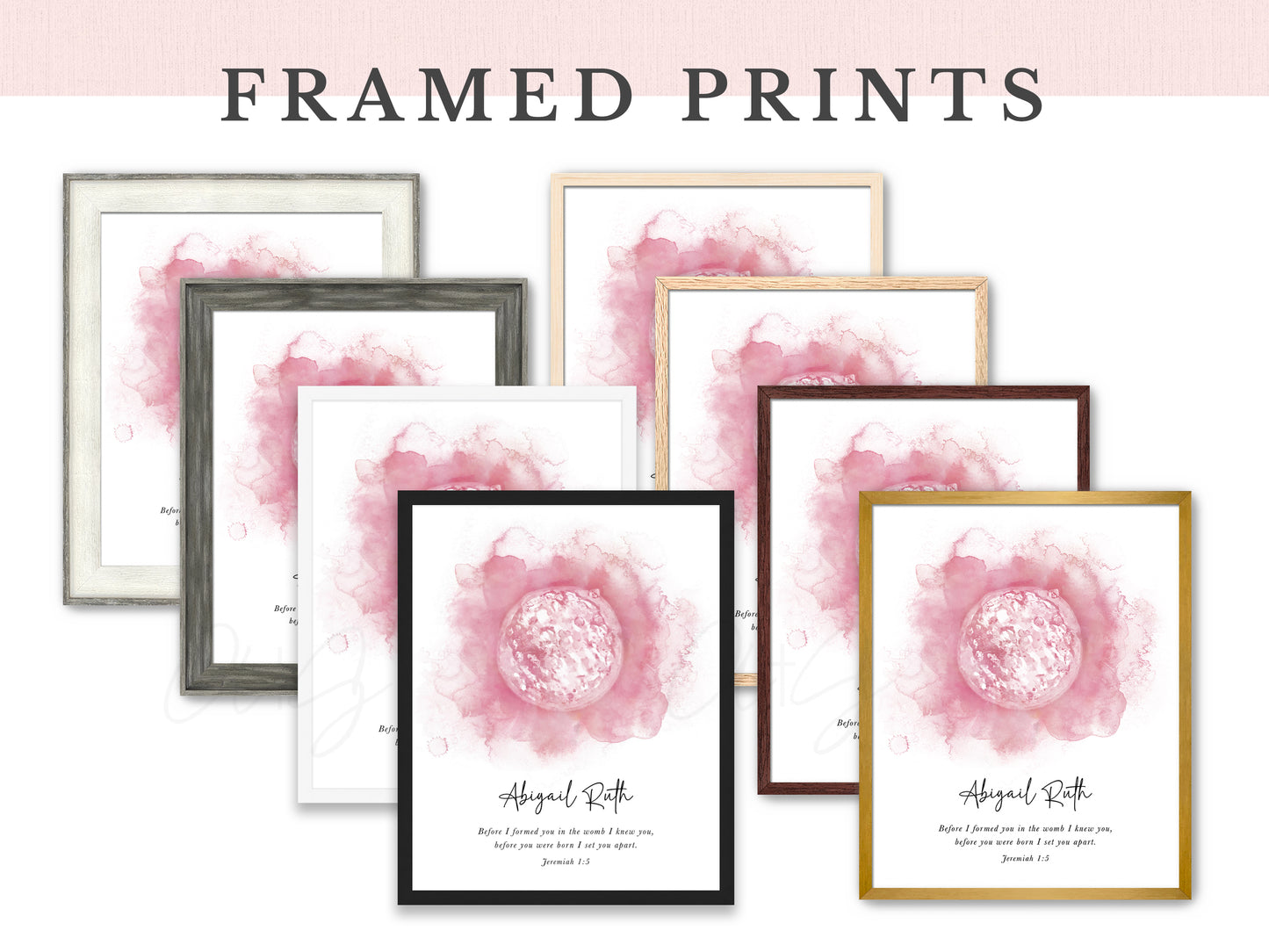Rainbow Baby Splatter Heart Watercolor Ultrasound Art (Vertical)