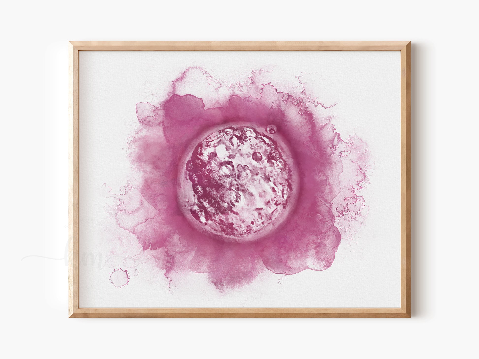 IVF embryo keepsake art – hand-painted design for baby remembrance