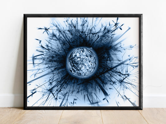 Personalized dandelion embryo keepsake for IVF or pregnancy loss gift