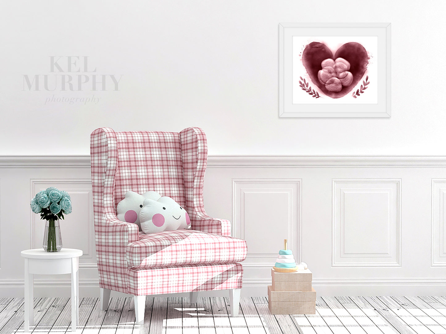 Custom embryo design with name, stats, or special message option