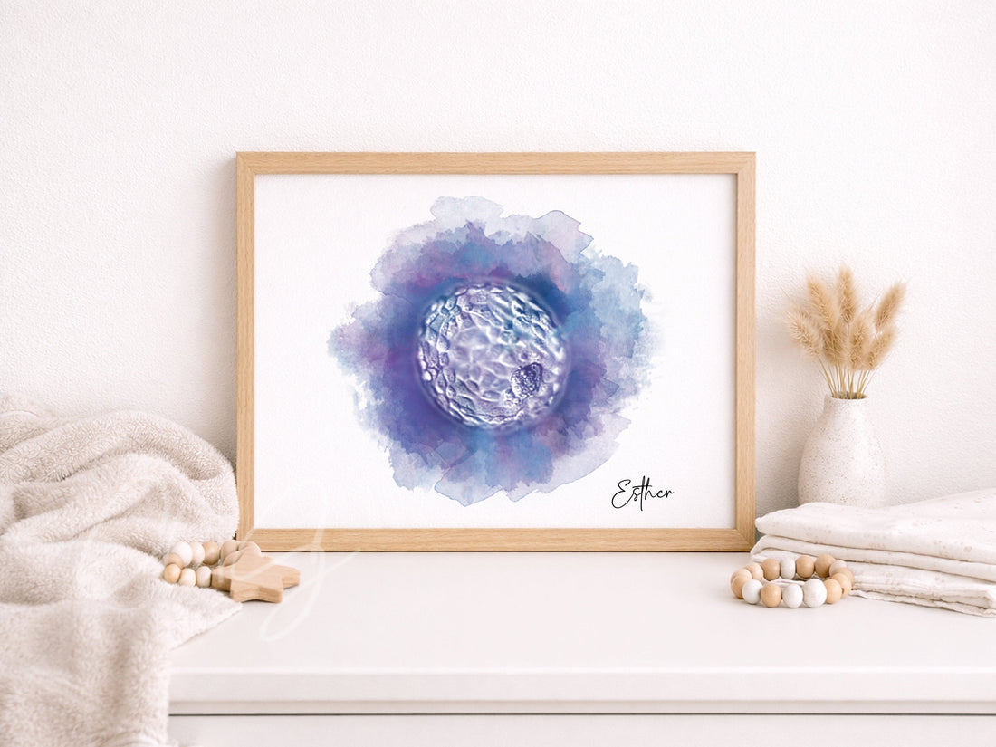 mother’s day gift for new moms embryo art keepsake ivf embryo artwork meaningful pregnancy keepsake art for first mother’s day