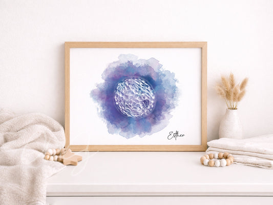 mother’s day gift for new moms embryo art keepsake ivf embryo artwork meaningful pregnancy keepsake art for first mother’s day