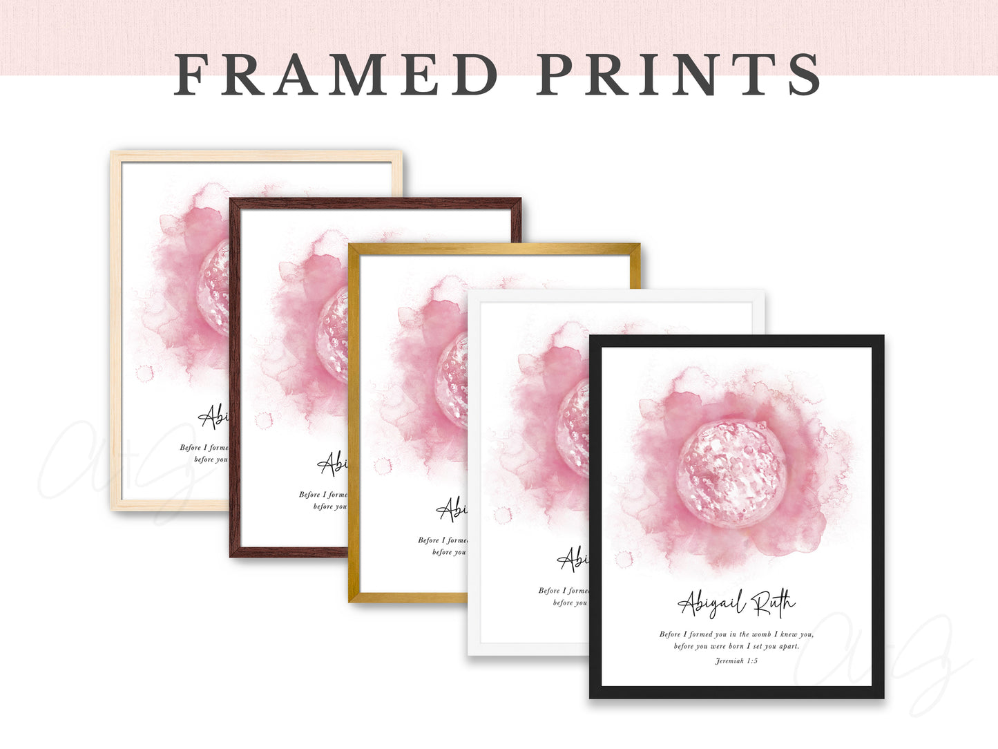 Circle Watercolor Ultrasound Art