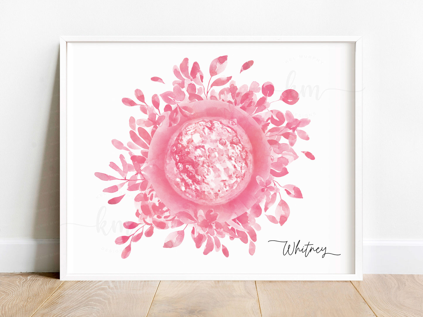 Blossom Watercolor IVF Embryo Art