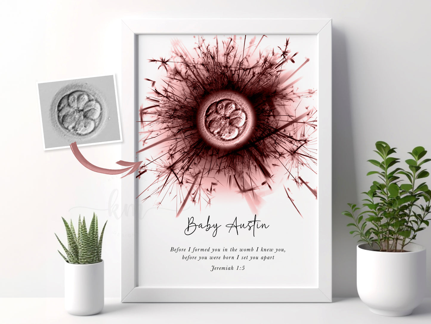 Dandelion IVF Embryo Art